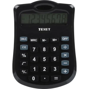 Texet DV8 Desktop Calculator – Large 8‑Digit Display, Angled Screen, Dual Power (PK1)