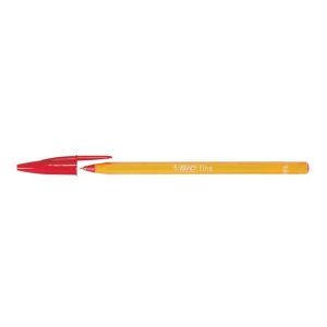 Wholesale BiC Orange Fine Ball Pen, Red - 1199110112