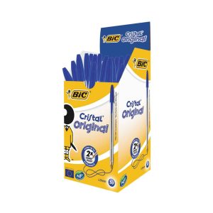 Wholesale BiC Cristal Medium Ballpen, Blue - 847898