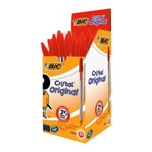 Wholesale BiC Cristal Medium Ballpen, Red - 847899
