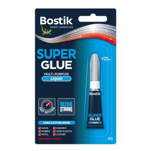 Wholesale Bostik Super Glu Liquid, 3gm Tube, Hanging Card - 30813340