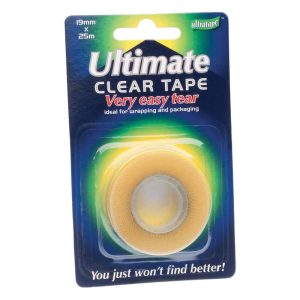 Wholesale Ultimate Clear Easy Tear Tape, 19mmx25m - 04301925UMTR8