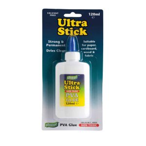 Wholesale Ultra Stick PVA 120ml Bottle Carded - 0599120MLBOTT