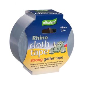 Wholesale Rhino Silver Gaffer Premium Cloth Tape, 48mmx25m - RT00465025BKPR