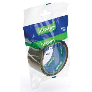 Wholesale Ultratape Brown Parcel Tape, 48mmx40m, 43 micron - RT032024840PP1