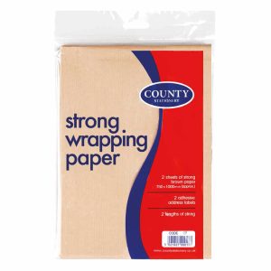 Wholesale Twin Strong Brown Paper, Label & String, 2 sheets - C7