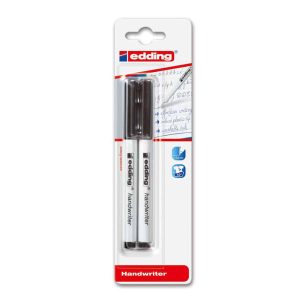 Wholesale Edding Black Handwriting Pen, blistercarded (2) - 1424001