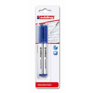 Wholesale Edding Blue Handwriting Pen, blistercarded (2) - 1424003