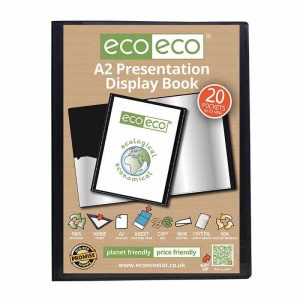 Wholesale A2 50% Recycled 20 Pocket Presentation Display Book - eco007