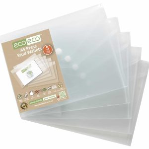Wholesale A5 95% Recycled Press Stud Wallets - eco032