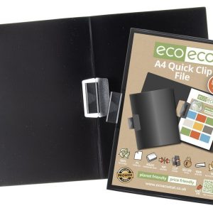 A4 95% Recycled Quick Clip File (PK12)