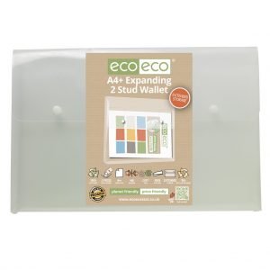 A4+ 95% Recycled Expanding 2 Stud Wallet (PK10)