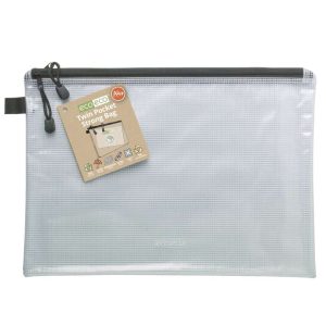 Wholesale A4+ 90% Recycled Twin Pocket Strong Bag - eco062