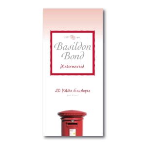 Wholesale Basildon Bond P4to Envelopes, 20's, White - 100080068