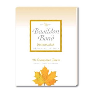 Wholesale Basildon Bond P4to Writing Pads, 40 Sheets, Champagne - 100100288