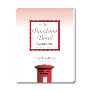 Wholesale Basildon Bond P4to Writing Pads, 40 Sheets, White - 100103860