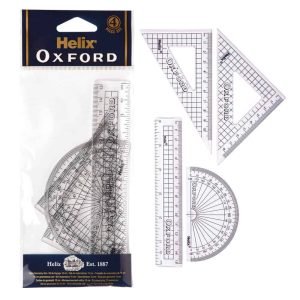 Wholesale 15cm Helix Oxford Geometry Set, 4 Piece - Q68011