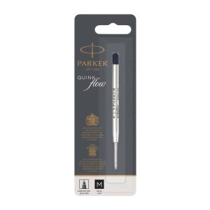 Wholesale Parker Quinkflow Ball Pen refill Medium Black blister - 1950369