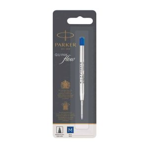 Wholesale Parker Quinkflow Ball Pen refill Medium Blue blister - 1950371