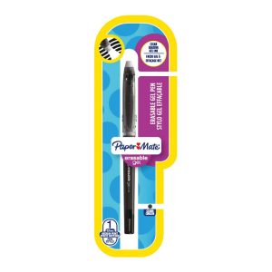 Wholesale PaperMate Erasable Gel, Black, Hanging Card - 1984488