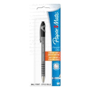 Wholesale PaperMate Flexgrip Ultra Retractable, Black, Hanging Card - 2027738