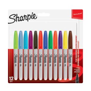 Wholesale Sharpie Fine Permanent Markers, 12's, Blister Carded - 2065404