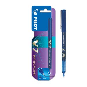 Wholesale Hi-Tecpoint V7 Liquid Ink Rollerball, Blue, Hanging Card