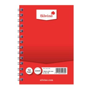 Wholesale Twin Wire Notebook, 126x88mm, 72 Lined Pages - 056