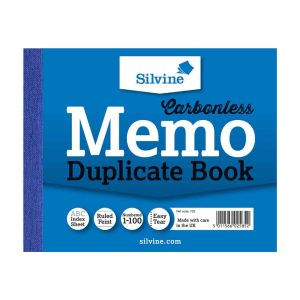 Wholesale Carbonless Duplicate Memo 1-100 Lined Book, 102x127mm - 703