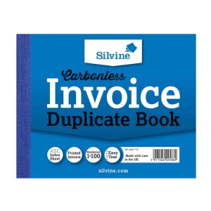Wholesale Carbonless Duplicate Invoice 1-100 Book, 102x127mm - 716