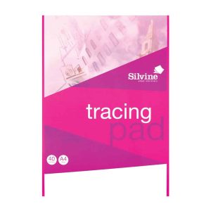 Wholesale Silvine A4 Tracing Pad, 40 Sheets quality tracing paper, easy tear out pages - A4T