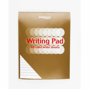 Wholesale Impact Duke Writing Pad, White, 40 Ruled Sheets - M066