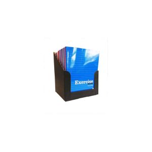 Wholesale Laminated Cover Exercise Book w/Tables, 120 Lined Pages 203x165mm in CDU - S120EXBCDU