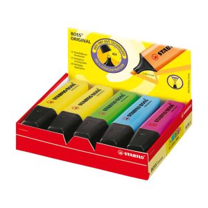 Wholesale Stabilo Boss Original Highlighter, Assorted Display Tray