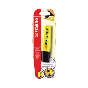 Wholesale Stabilo Boss Original Highlighter, Yellow, Hanging Card