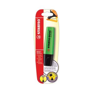 Wholesale Stabilo Boss Original Highlighter, Green, Hanging Card