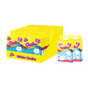 Wholesale White Chalk, 12’S in CDU - 1208