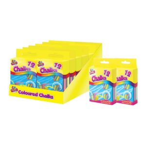 Wholesale Coloured Chalk, 12’S in CDU - 1209