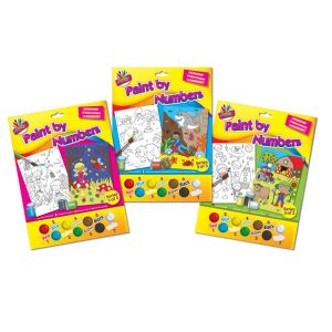 Wholesale Junior Paint By Numbers (3 Designs) - 5113