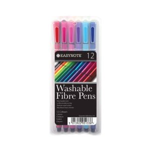 Wholesale Easynote Washable Fibre Pens, 12’S - 5133