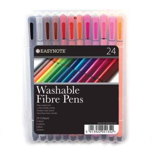 Wholesale Easynote Washable Fibre Pens, 24’S - 5135