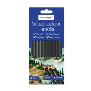 Wholesale 12 Water Colour Pencils - 5146