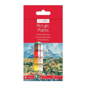 Wholesale Acrylic Paints 8x6ml Tubes - 6742