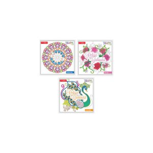 Wholesale Adult Colouring Book – Set Two, 3 Designs -6846