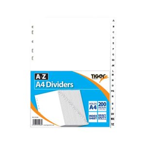 Wholesale Polyprop A-Z  Dividers