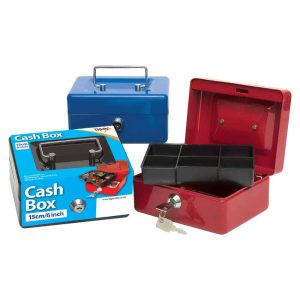 Wholesale Cash boxes-6"-asstd cols