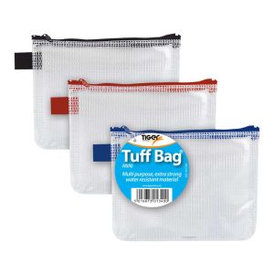 Wholesale Mini Tuff Bag, Assorted Black, Red, Blue, 330 micron