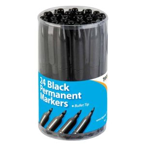 Wholesale Tiger Permanent Slim Marker, 2mm Bullet Point, Black