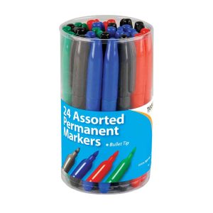 Wholesale Tiger Permanent Slim Marker, 2mm Bullet Point, Assorted