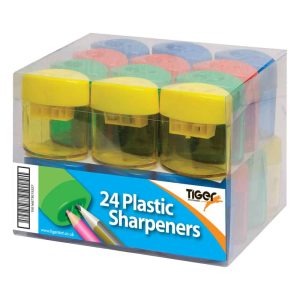 Wholesale Plastic Pencil Sharpeners in Tray